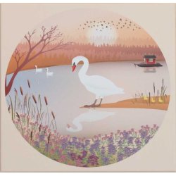 Puslespil 1000 brikker "The swan"