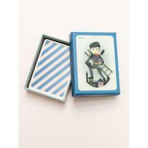 VISSEVASSE kortspil Sorteper