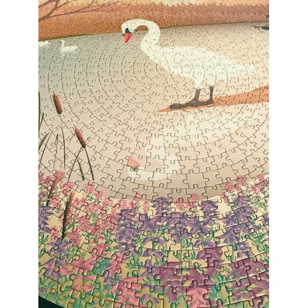 Puslespil 1000 brikker "The swan"